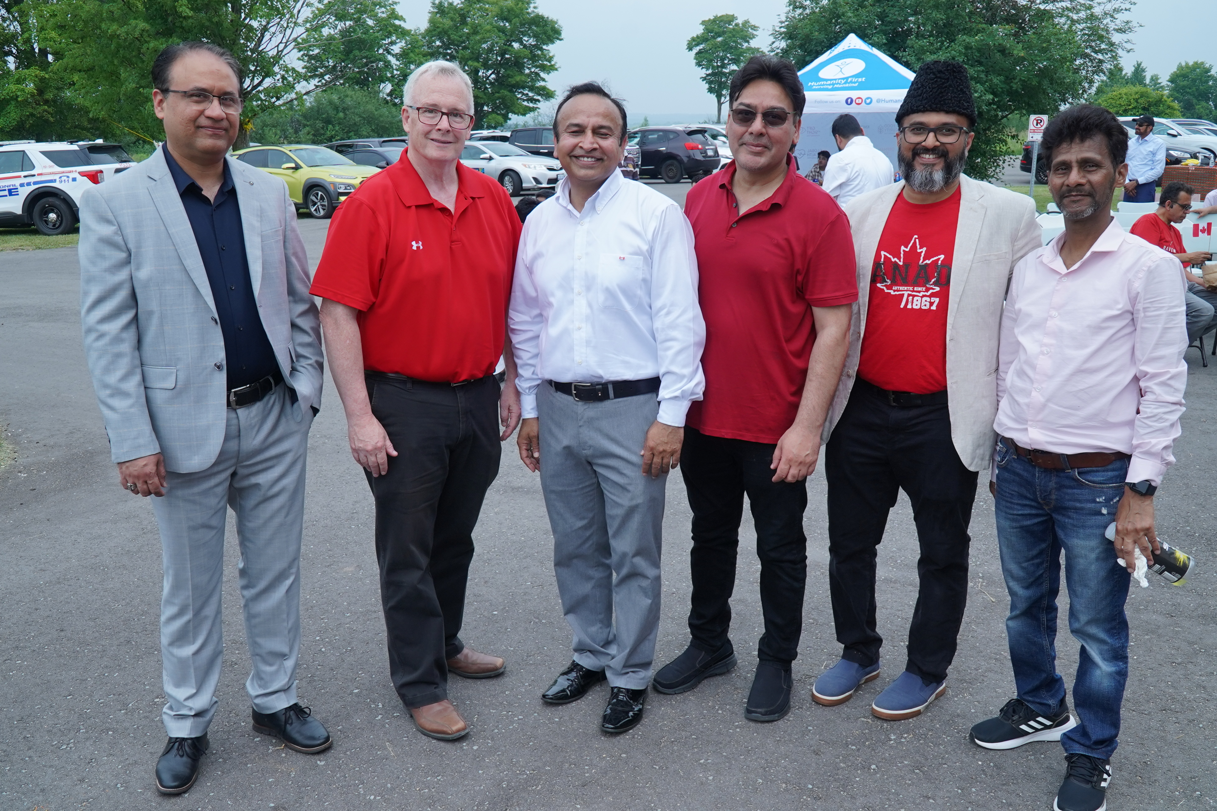 Hafeez at a community event